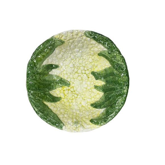 Vintage Valli Italy Cauliflower Serving Bowl 14” - Picture 2 of 7